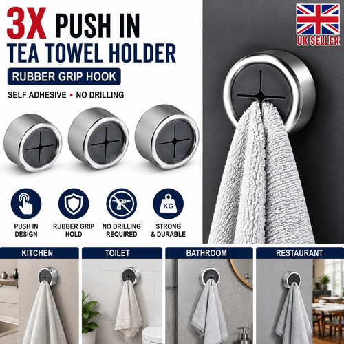 Push tea towel holder - push,