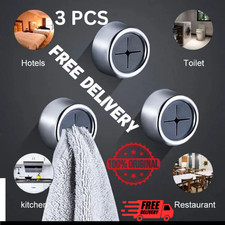 3x Push In Tea Towel Holder