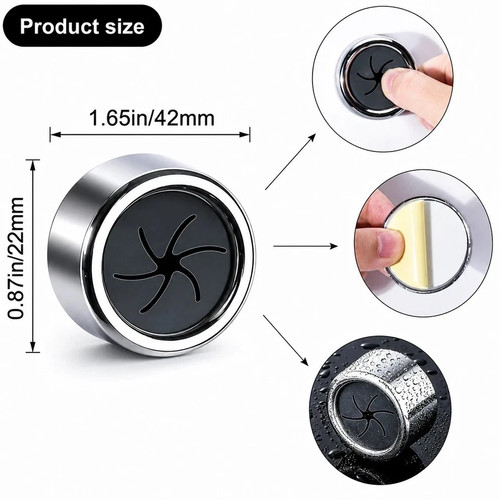 Push tea towel holder - 3x, in